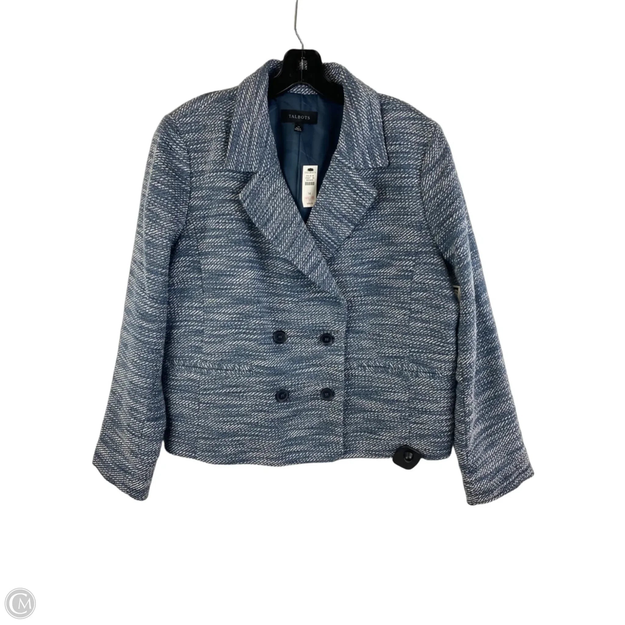 Blazer By Talbots In Blue, Size: 14
