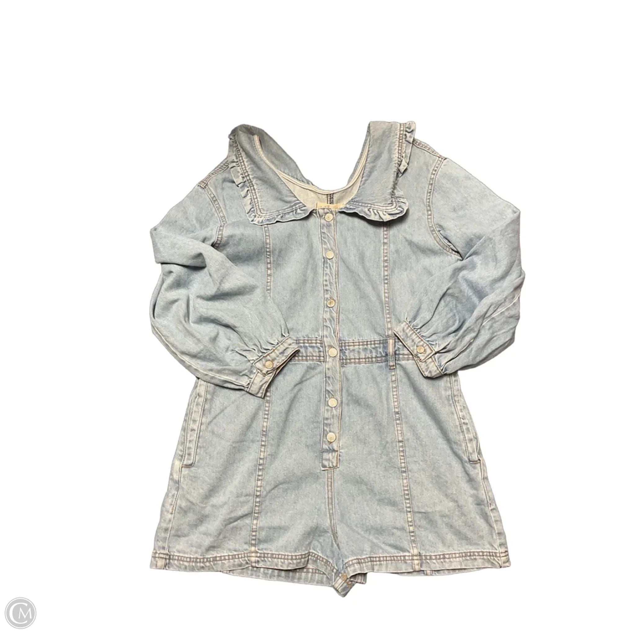 Romper By We The Free In Blue Denim, Size: L