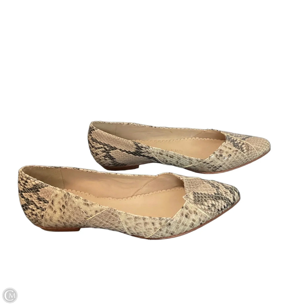Shoes Flats By Jack Rogers In Snakeskin Print, Size: 5