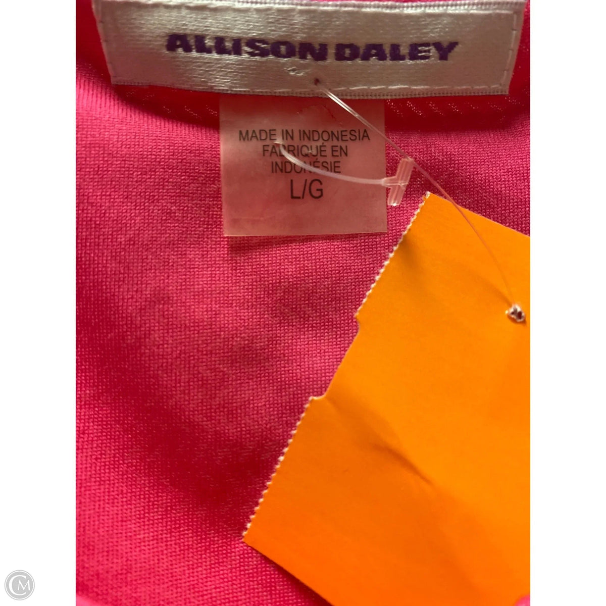 Top Sleeveless By Allison Daley In Pink, Size: L