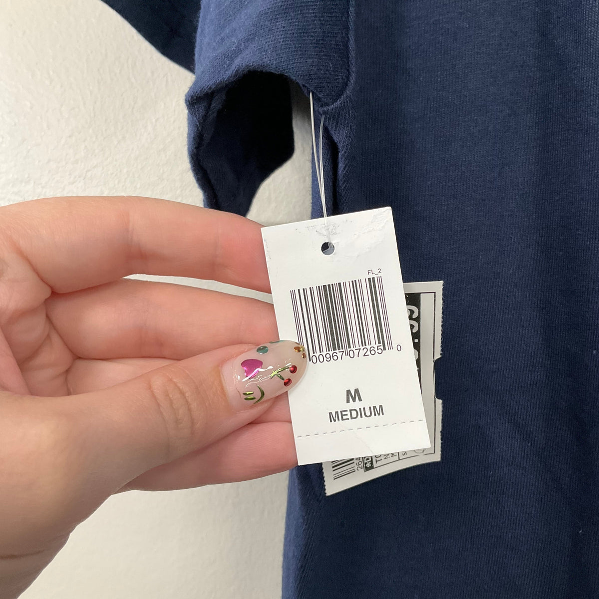 Top Short Sleeve By Disney In Navy, Size: M