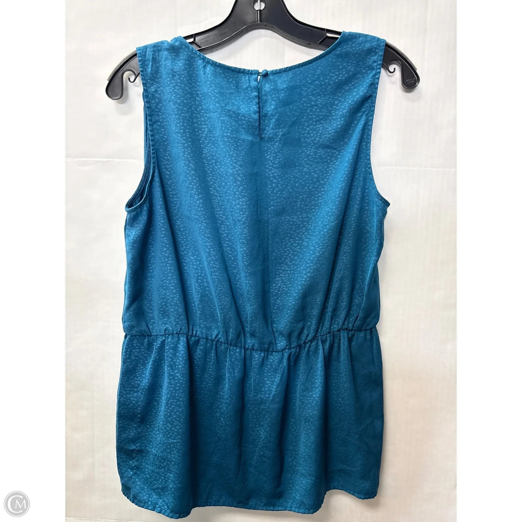 Top Sleeveless By Mossimo In Blue, Size: M