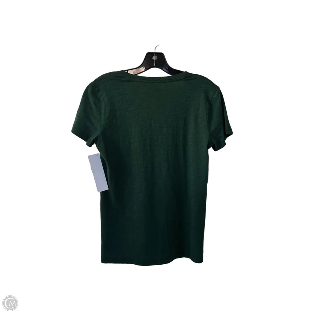 Top Short Sleeve Basic By Madewell In Green, Size: S