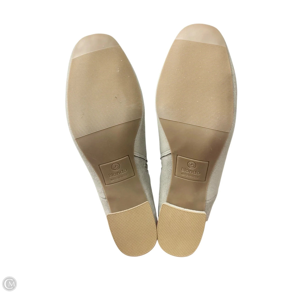 Boots Leather By Blondo In Grey, Size: 6.5
