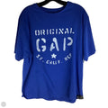 Top Short Sleeve Basic By Gap In Blue, Size: L
