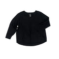 Top 3/4 Sleeve By Lands End In Black, Size:3X