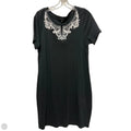 Dress Casual Midi By Talbots In Navy, Size: L