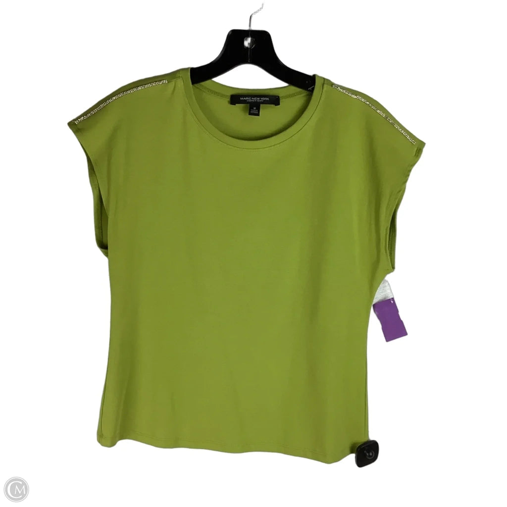 Top Short Sleeve By Marc New York In Green, Size: M