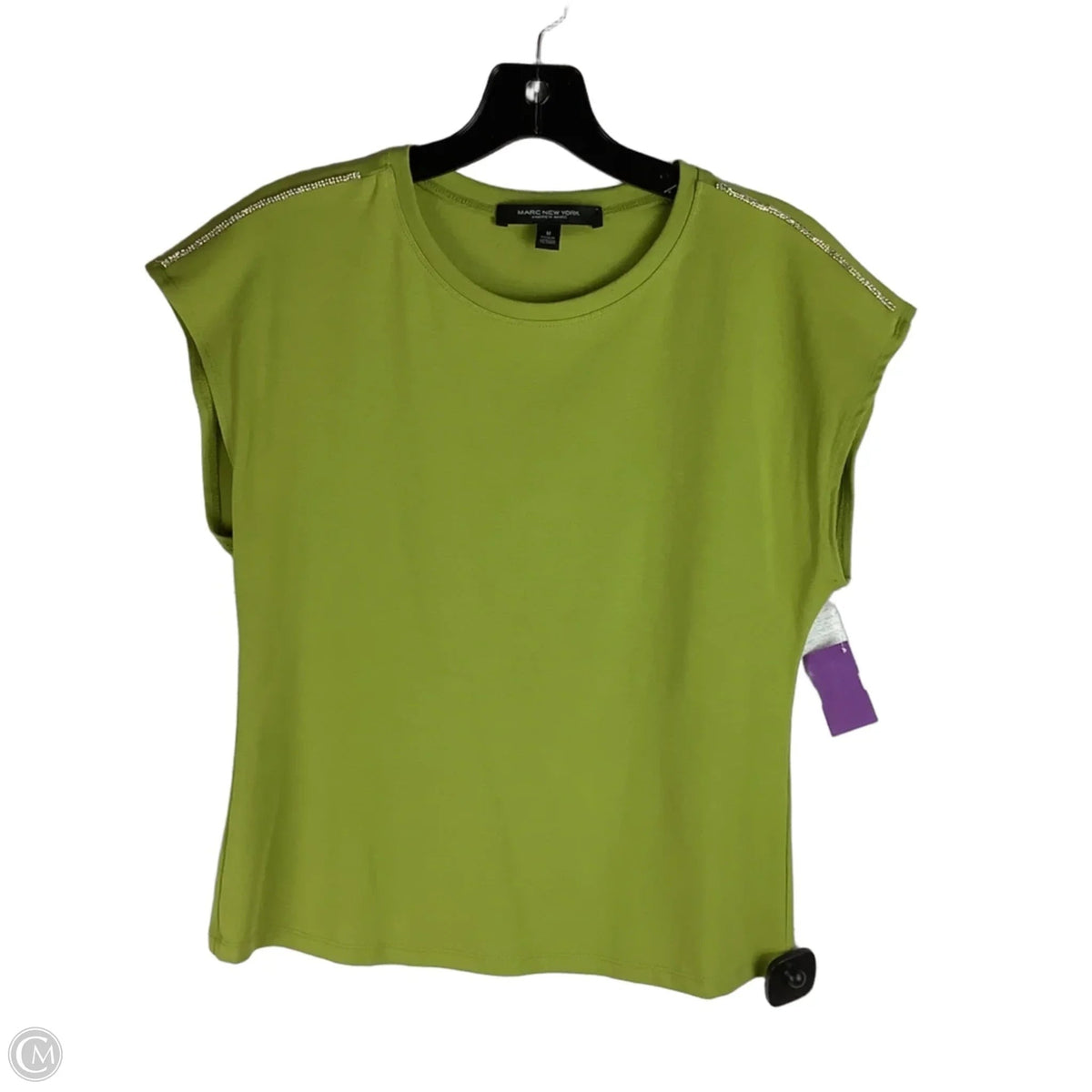 Top Short Sleeve By Marc New York In Green, Size: M