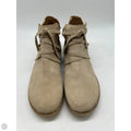 Boots Ankle Flats By Born In Cream, Size: 10