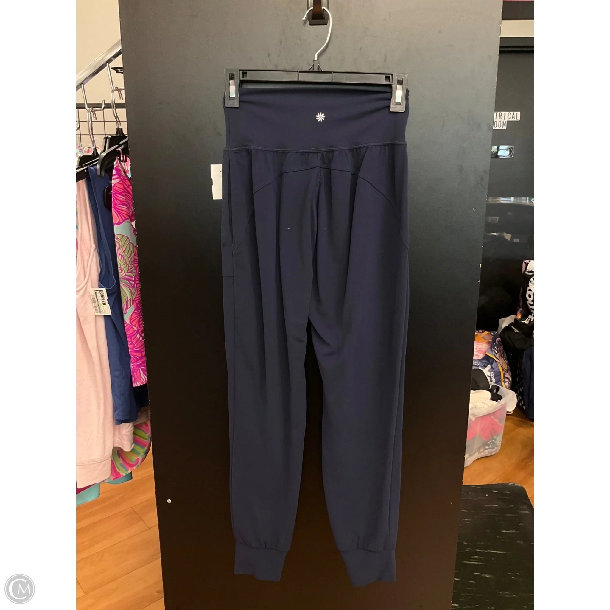 Athletic Leggings By Athleta In Navy, Size: Xs