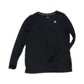Athletic Top Ls Crewneck By Reebok In Black, Size:Xxl