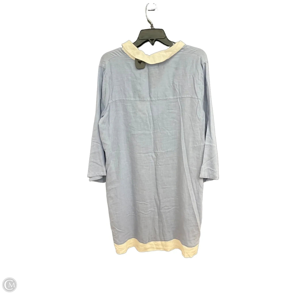Dress Casual Midi By Rachel Zoe In Blue & White, Size: L