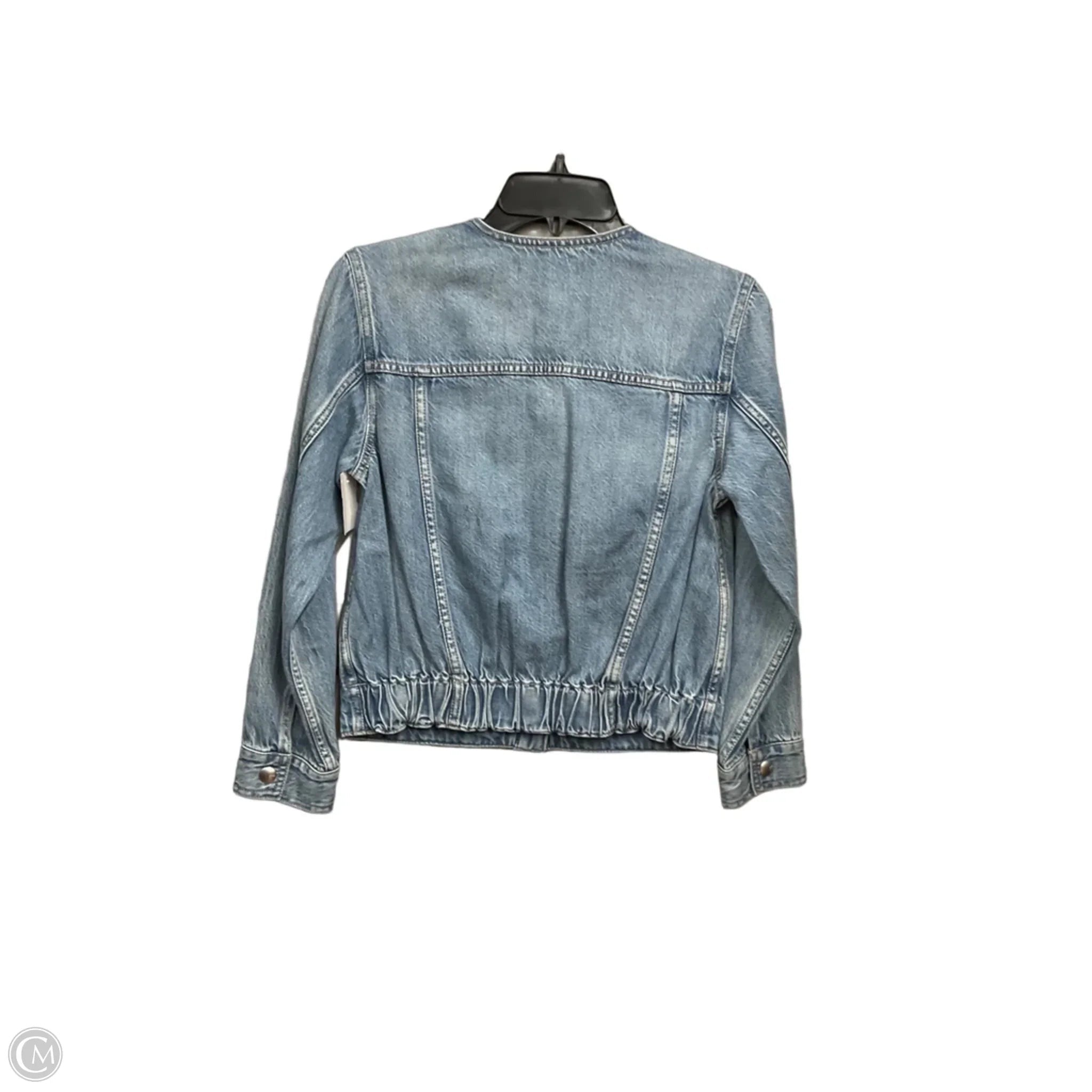 Jacket Denim By Madewell In Blue Denim, Size: Xxs