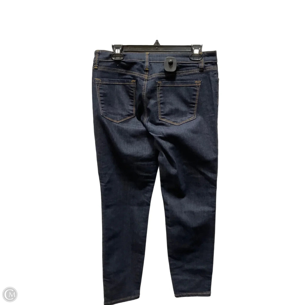 Jeans Skinny By Loft In Blue Denim, Size: 10