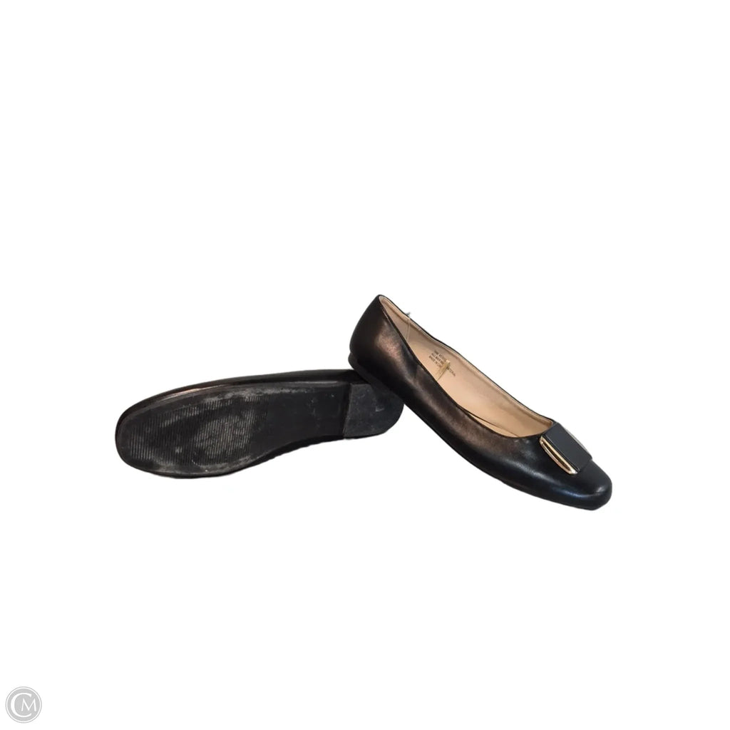 Shoes Flats By Cato In Black, Size: 10