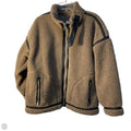 Jacket Fleece By Abercrombie And Fitch In Black & Brown, Size: M