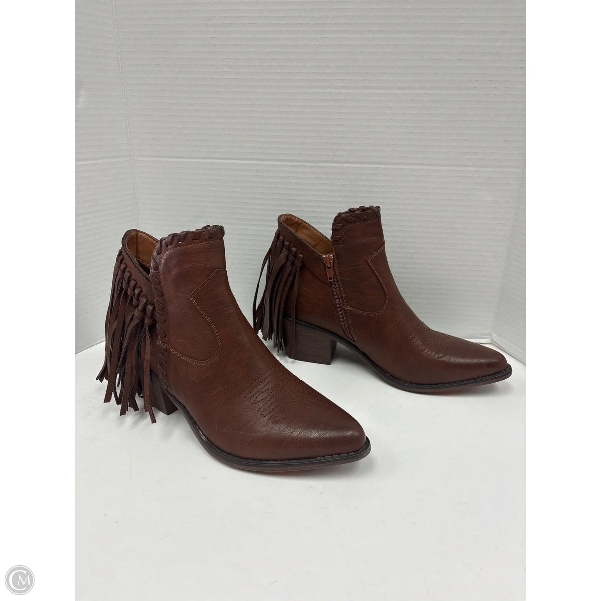 Boots Western By Pierre Dumas In Brown, Size: 9