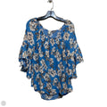 Top 3/4 Sleeve By Cato In Blue, Size: L