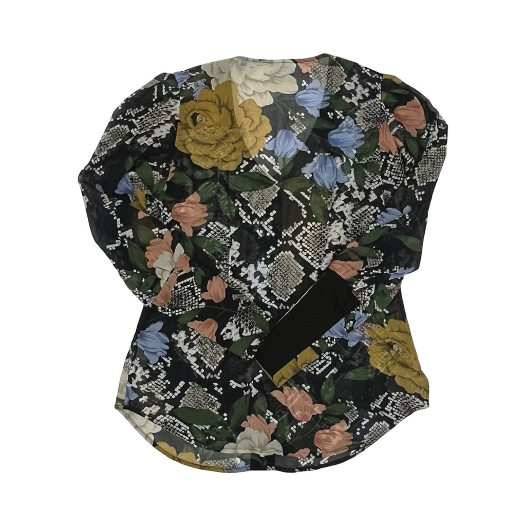 Blouse Ls By Cabi In Floral Print, Size:Xs