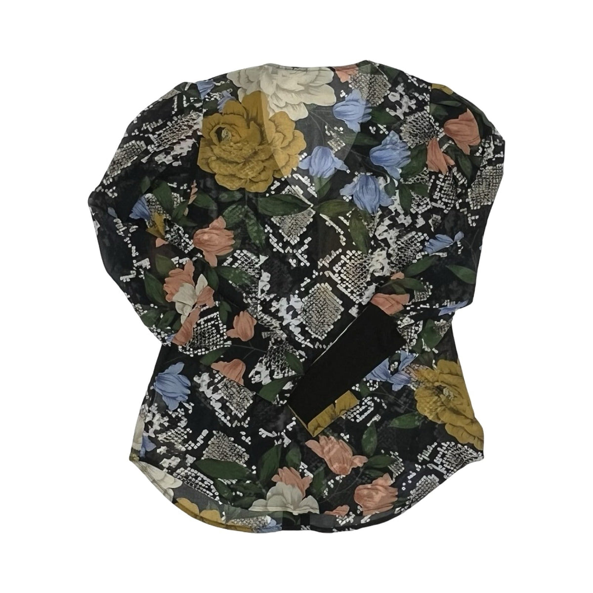 Blouse Ls By Cabi In Floral Print, Size:Xs
