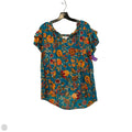 Top Short Sleeve By Rose And Olive In Blue, Size: Xl