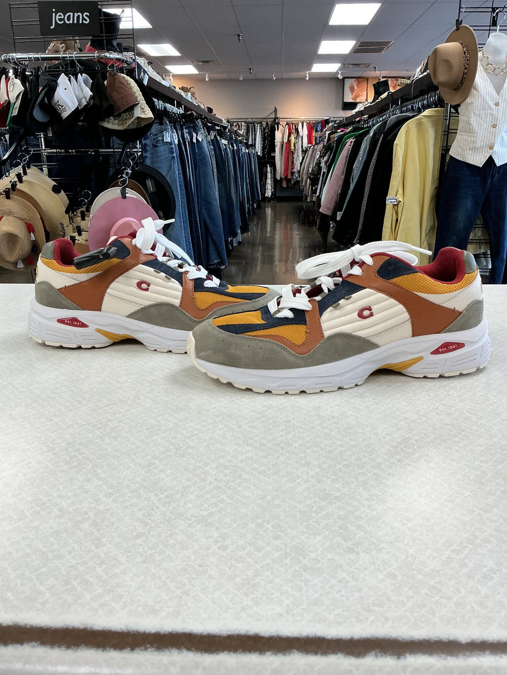 Shoes Designer By Coach In Multi, Size:10.5