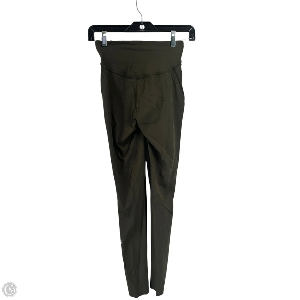 Athletic Leggings By Lululemon In Green, Size: 2