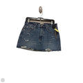 Skirt Mini & Short By Universal Thread In Blue Denim, Size: 6