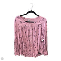 Top Long Sleeve By Sonoma In Pink, Size: 1x