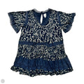 Dress Casual Short By Maeve In Blue & Gold, Size: Sp