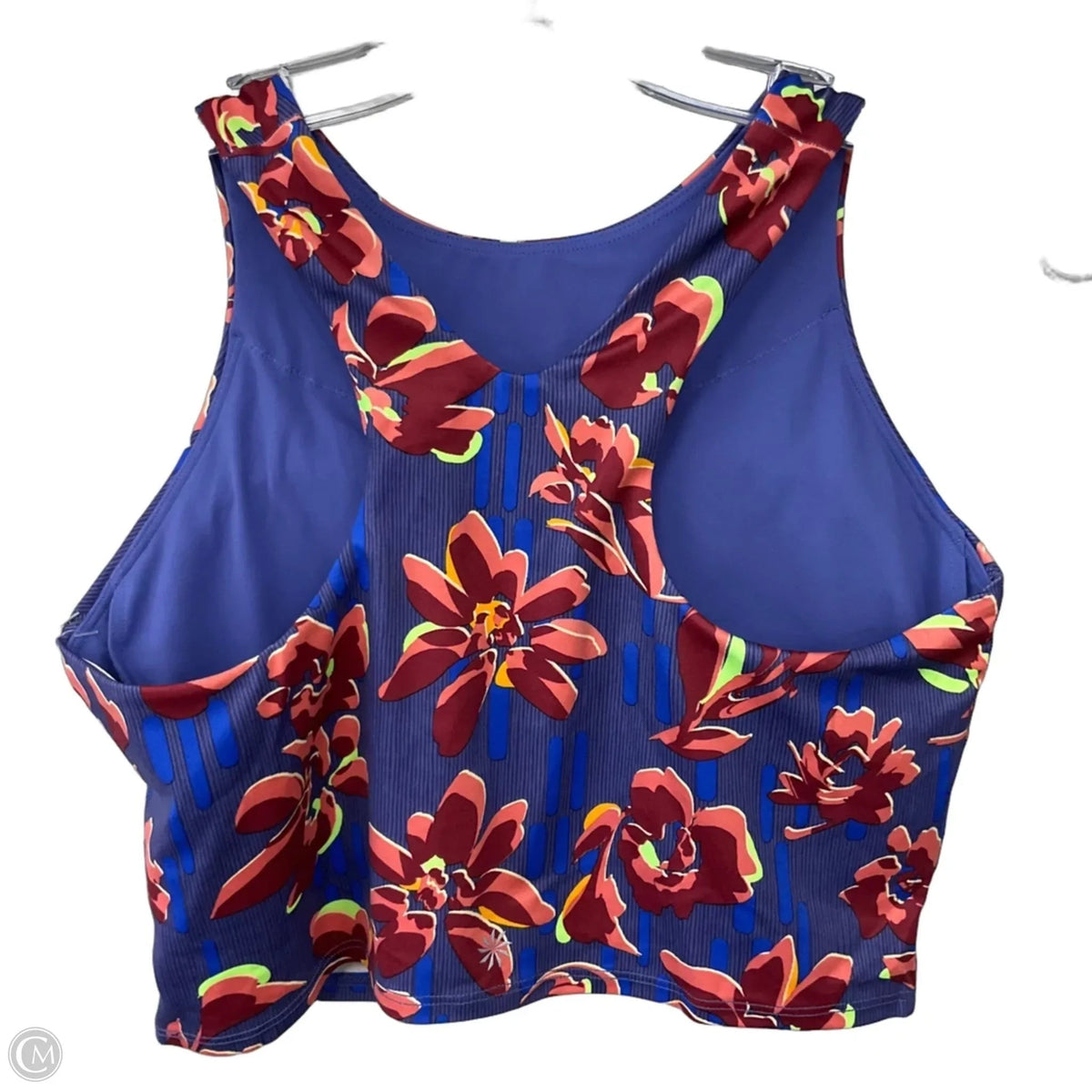 Athletic Tank Top By Athleta In Floral Print, Size: M