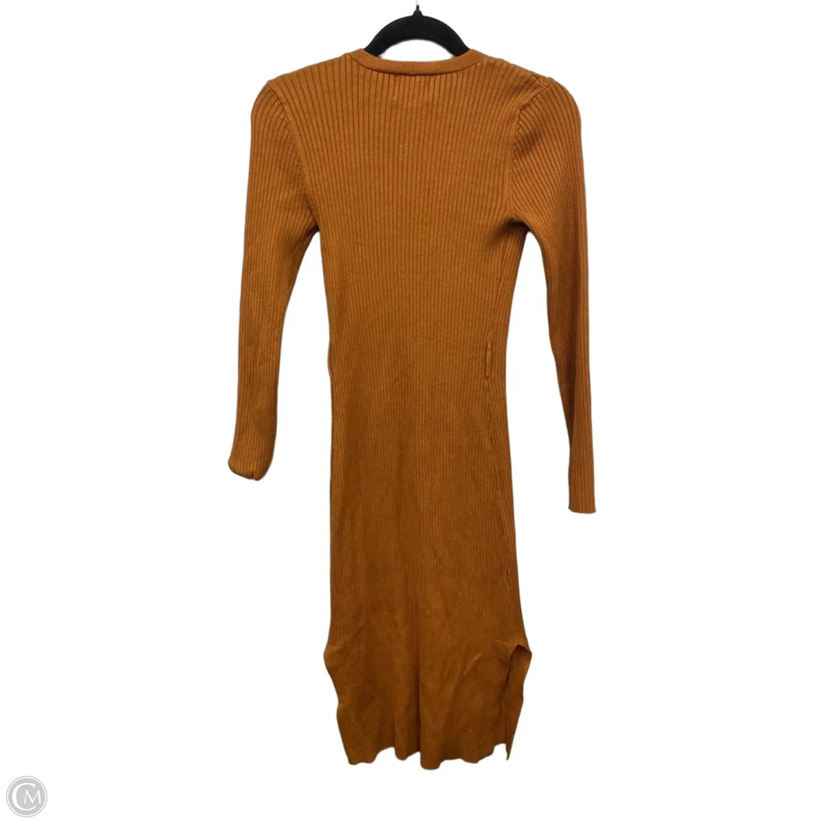 Dress Sweater By Pink Rose In Copper, Size: S