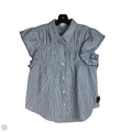 Top Short Sleeve By Cmc In Striped Pattern, Size: L