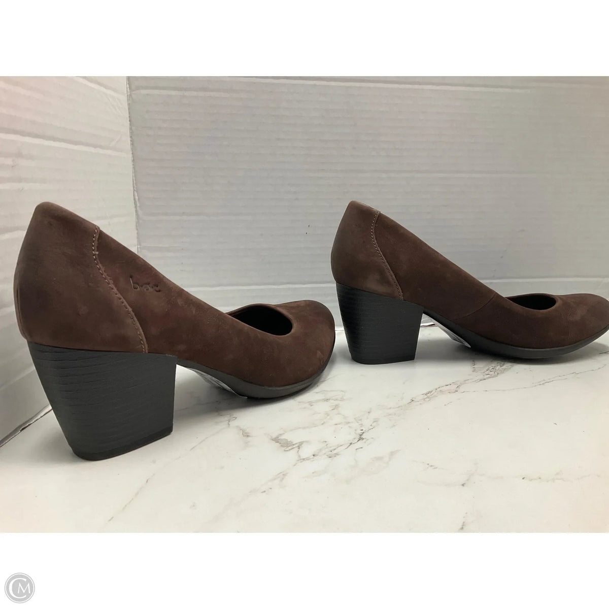 Shoes Heels Block By Boc In Brown, Size: 7
