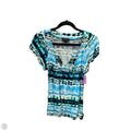 Top Short Sleeve By Ab Studio In Blue, Size: S