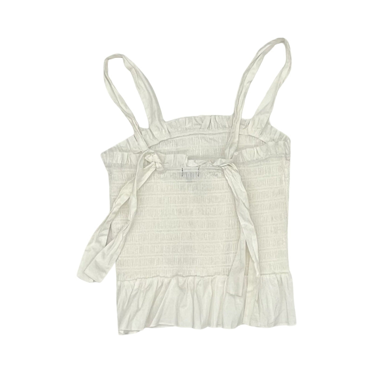 Top Sleeveless By Originality In White, Size:Xl