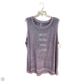 Athletic Tank Top By Livi Active In Blue, Size: 3x