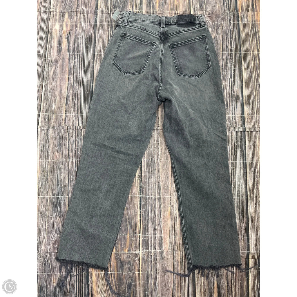 Jeans Straight By Abercrombie And Fitch In Black, Size: 4