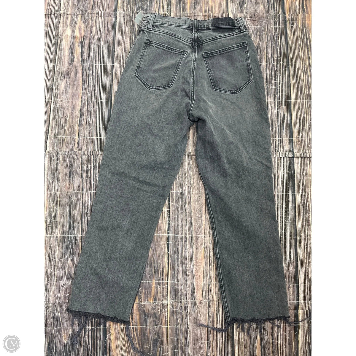 Jeans Straight By Abercrombie And Fitch In Black, Size: 4
