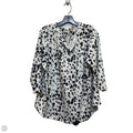 Top 3/4 Sleeve By Melloday In Black & White, Size: 2x
