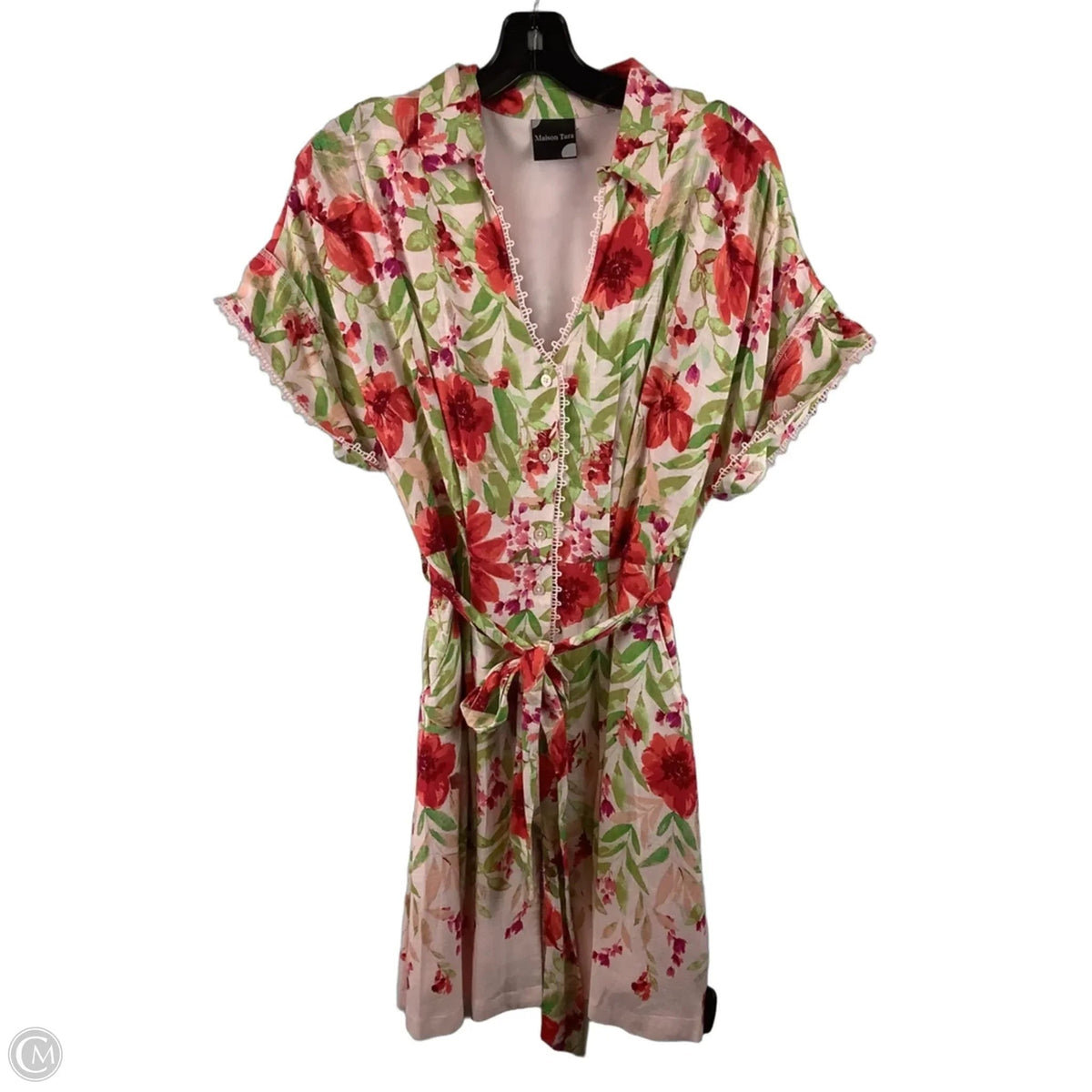 Dress Party Midi By Cmc In Floral Print, Size: M