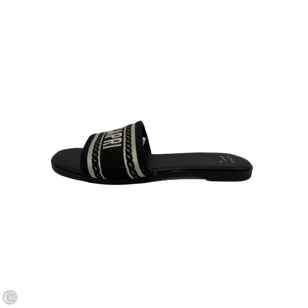 Sandals Flats By A New Day In Black, Size: 6.5