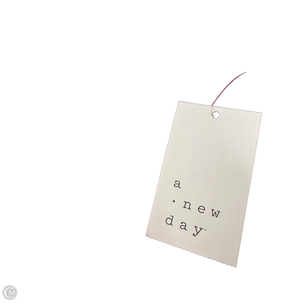 Top Short Sleeve Basic By A New Day In Red, Size: L