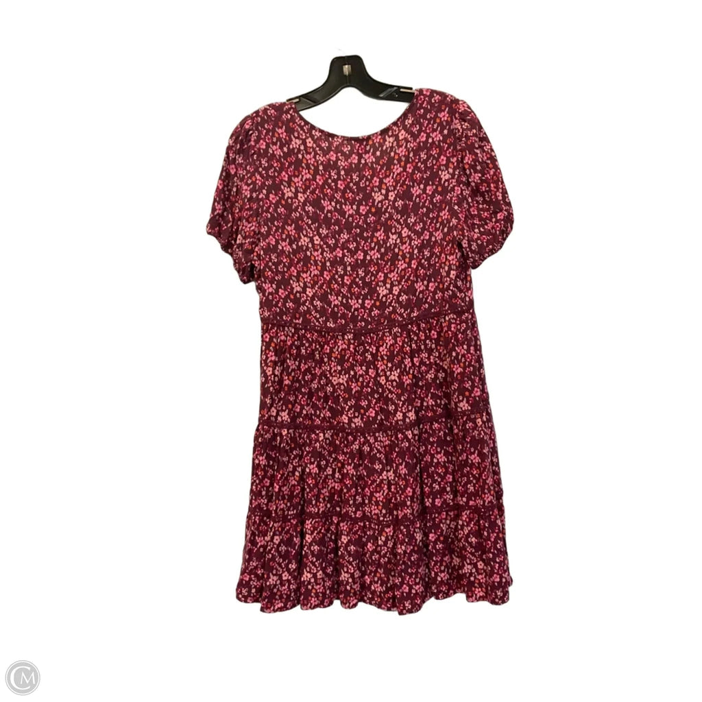 Dress Casual Midi By Wild Fable In Floral Print, Size: M