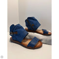 Sandals Flats By Miz Mooz In Blue, Size: 10.5