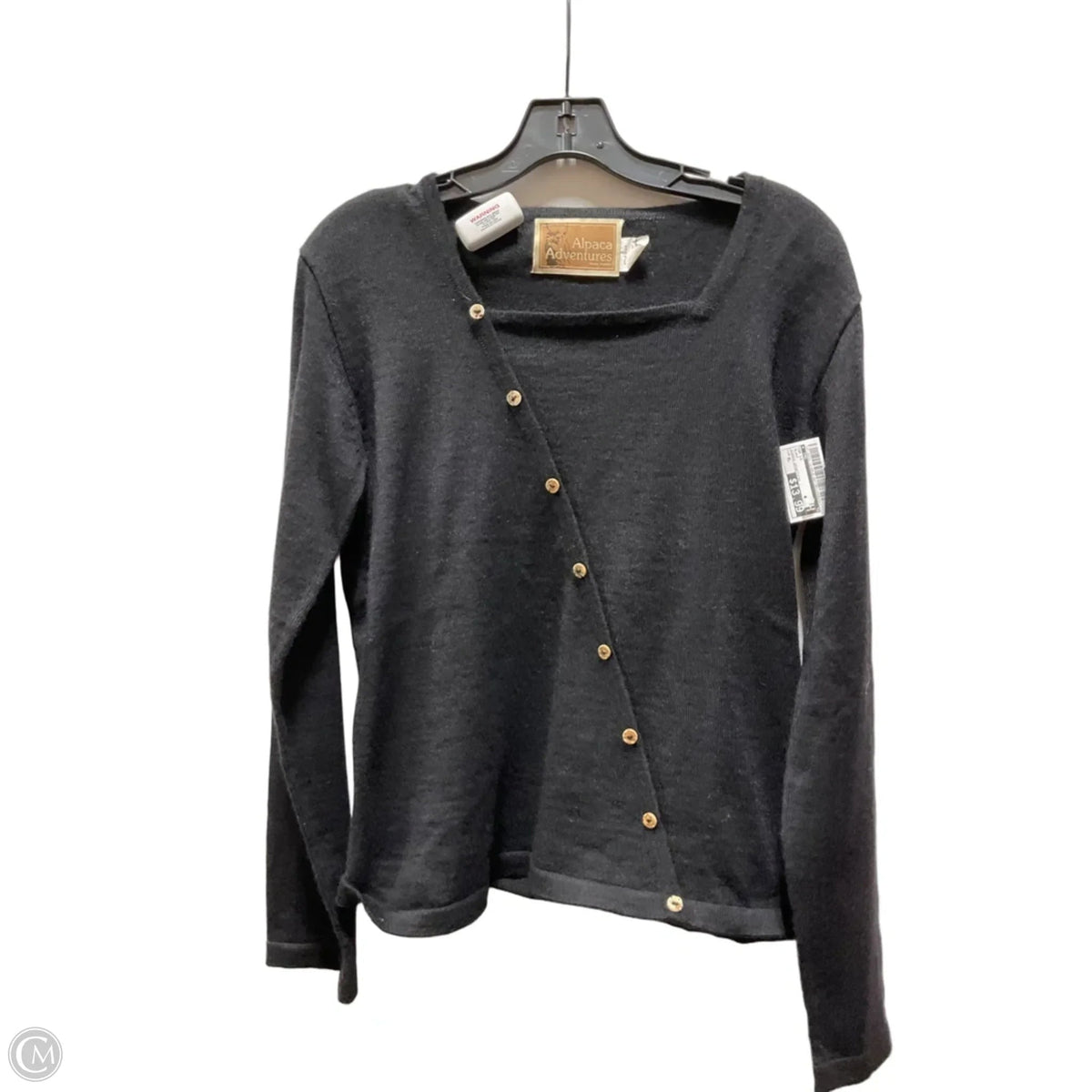 Top Long Sleeve By Cmc In Black, Size: Xl