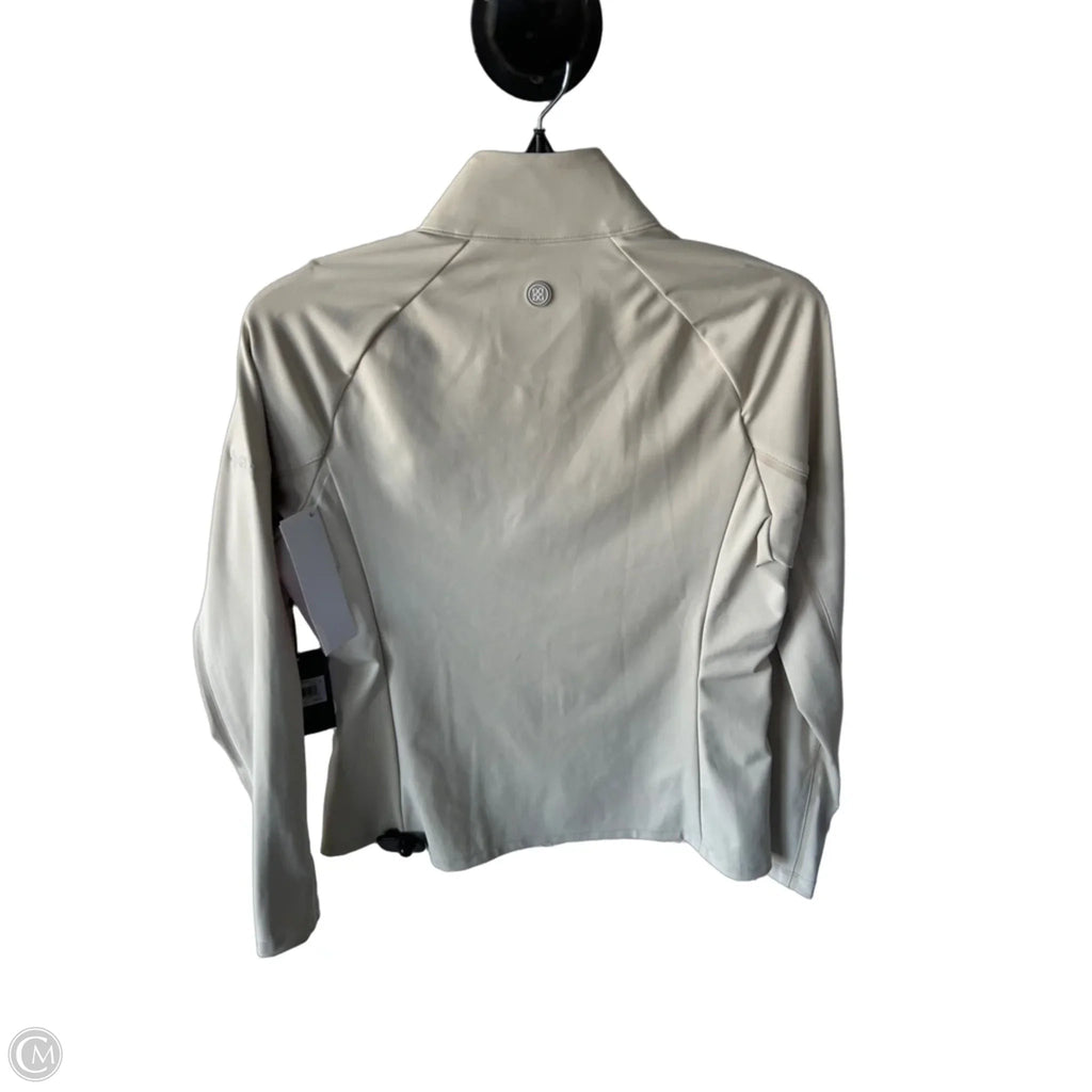 Athletic Jacket By Cmb In Cream, Size: M