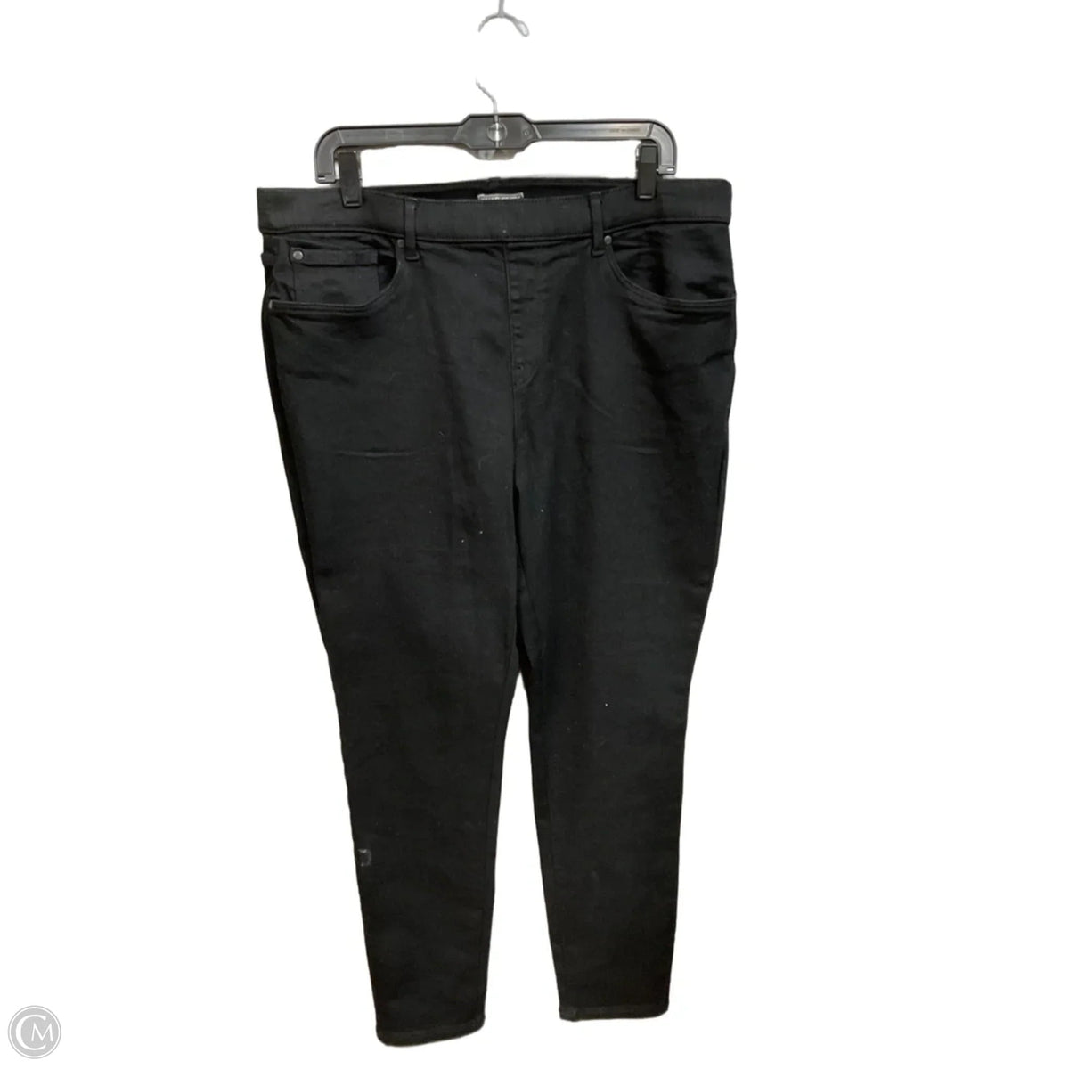 Jeans Skinny By Falls Creek In Black Denim, Size: 18