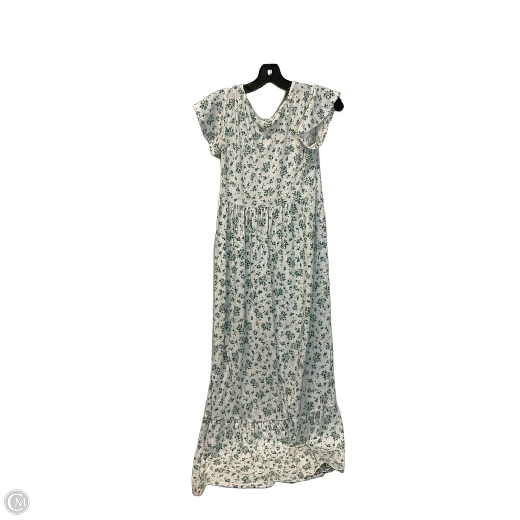 Dress Casual Maxi By See You Monday In Floral Print, Size: M